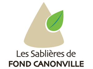 Logo les sablières de fond Canonville