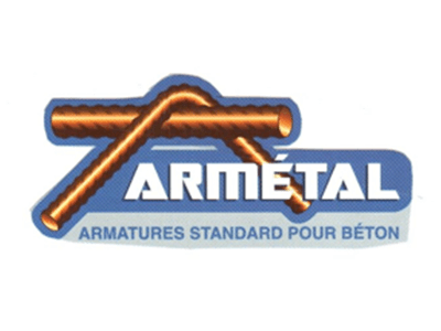 Logo Armétal armatures standard pour béton