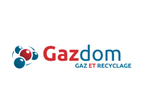 Logo GazDOM gaz et recyclage