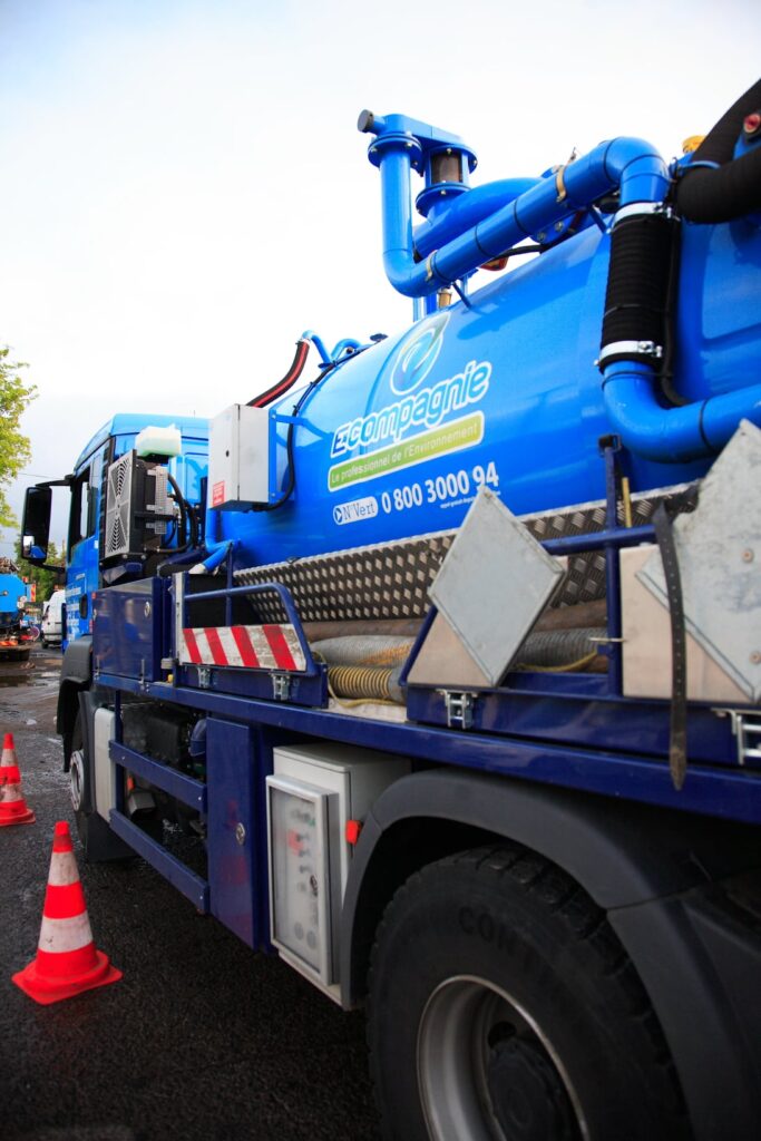 Camion Bleu ecompagnie